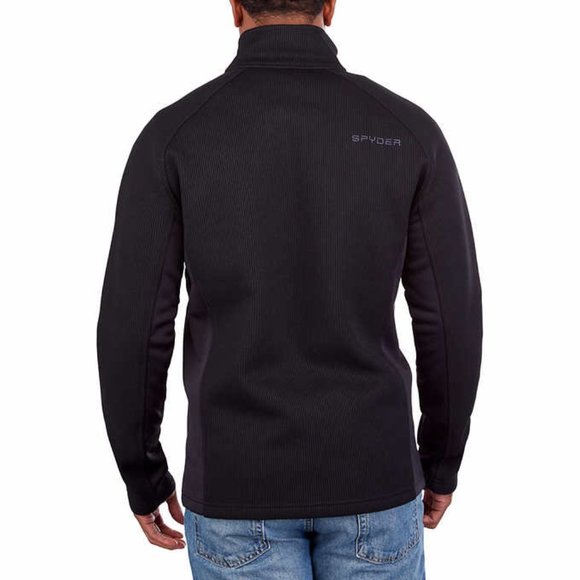 Men’s Gait Half Zip Black Jacket Spyder - Picture 3 of 11